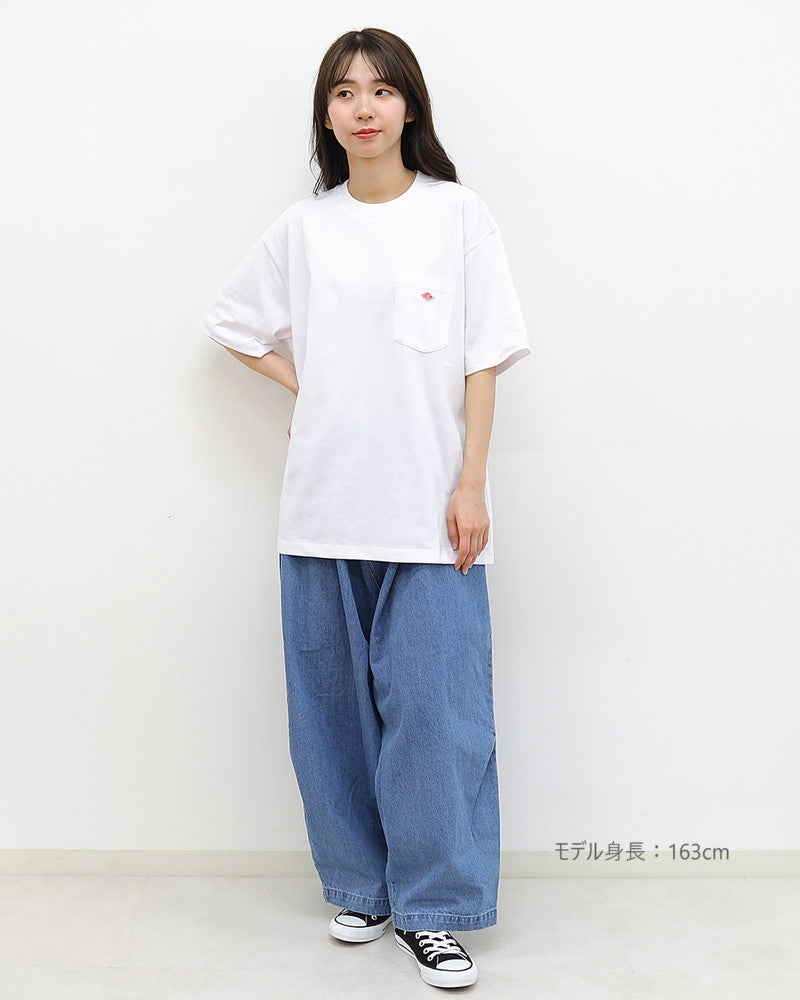 DANTON］ポケットTシャツ〈Lサイズ・メンズ対応〉