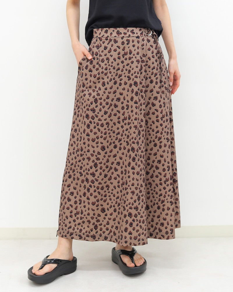 ［THOUSAND MILE］ラップスカート レオパード