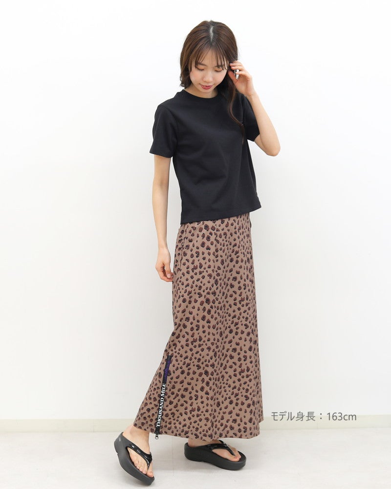 ［THOUSAND MILE］ラップスカート レオパード