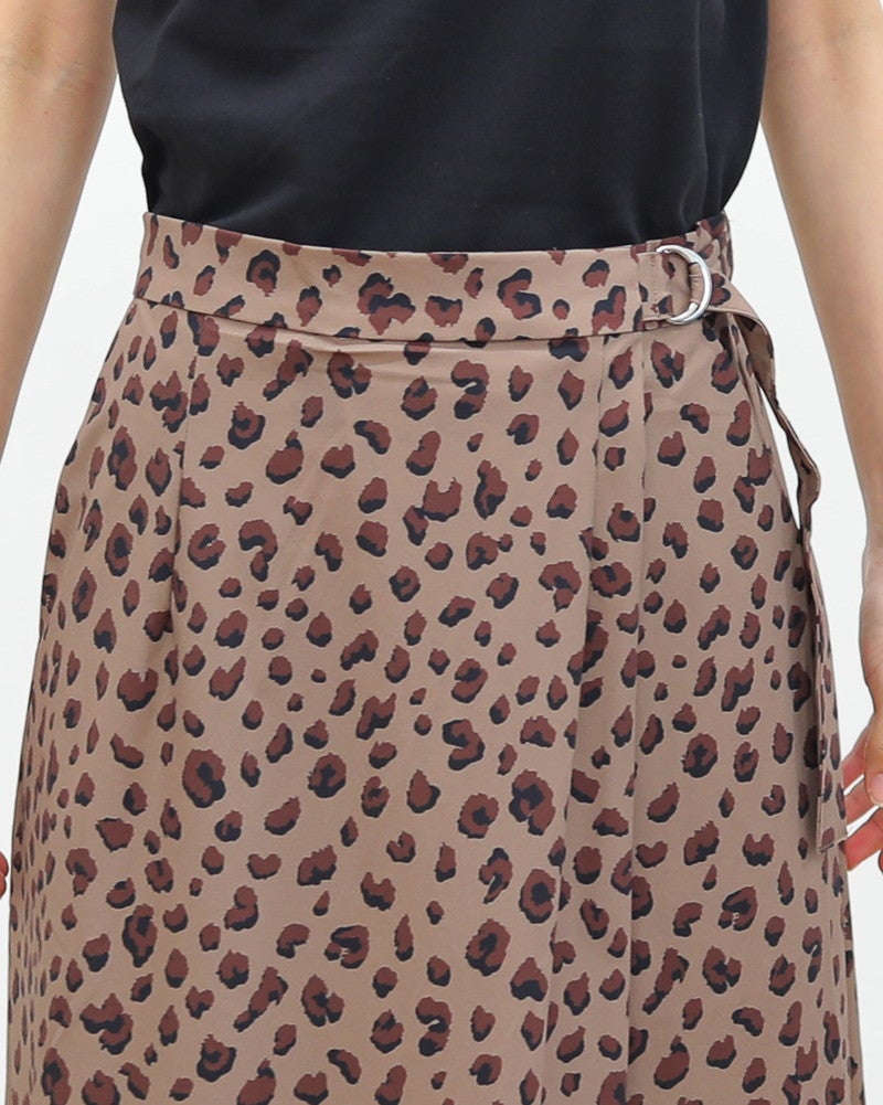 ［THOUSAND MILE］ラップスカート レオパード