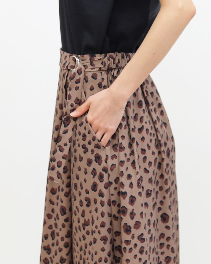 ［THOUSAND MILE］ラップスカート レオパード