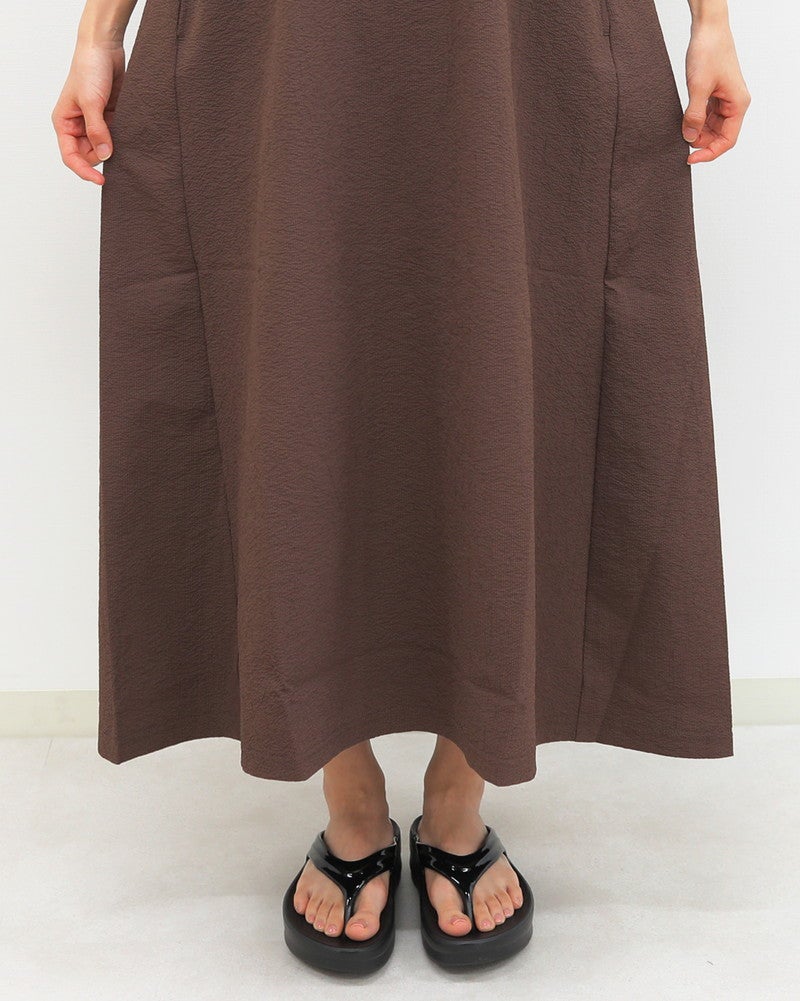 ［THOUSAND MILE］シアサッカーショートスリーブワンピース