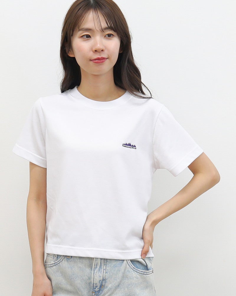 THOUSAND MILE］ショートスリーブコンパクトTシャツ／サウザンドマイル