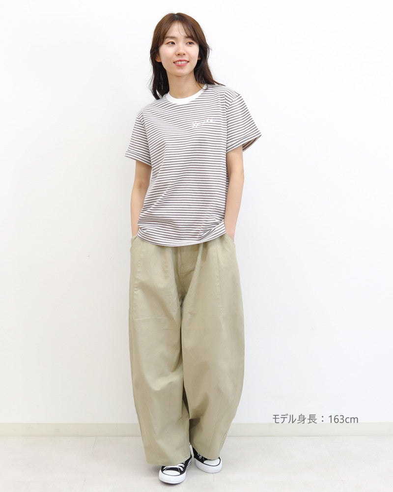 ［UNPLE］タックバルーンツイルパンツ