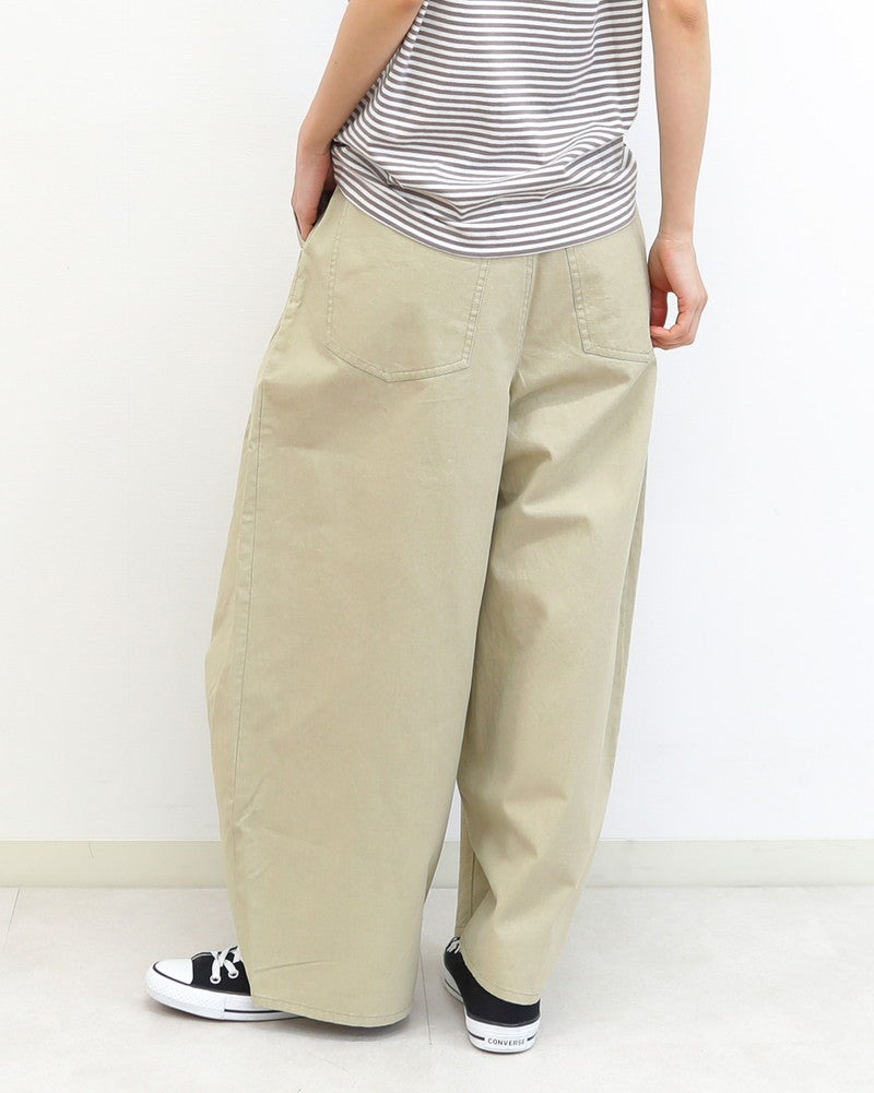 ［UNPLE］タックバルーンツイルパンツ