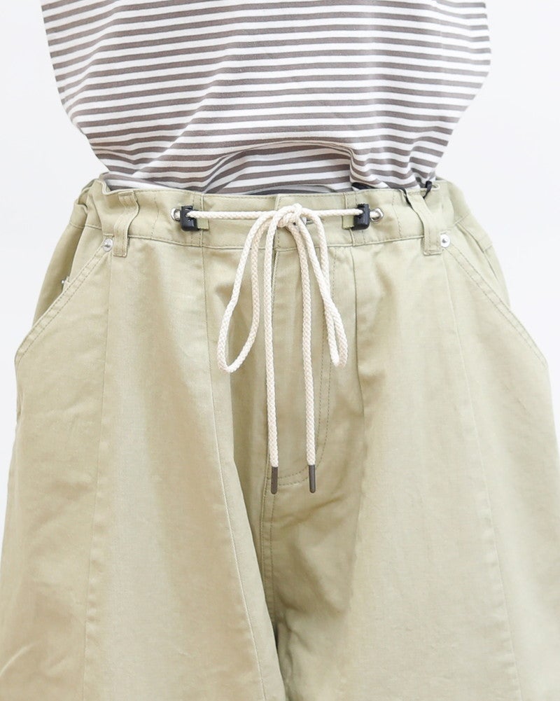 ［UNPLE］タックバルーンツイルパンツ