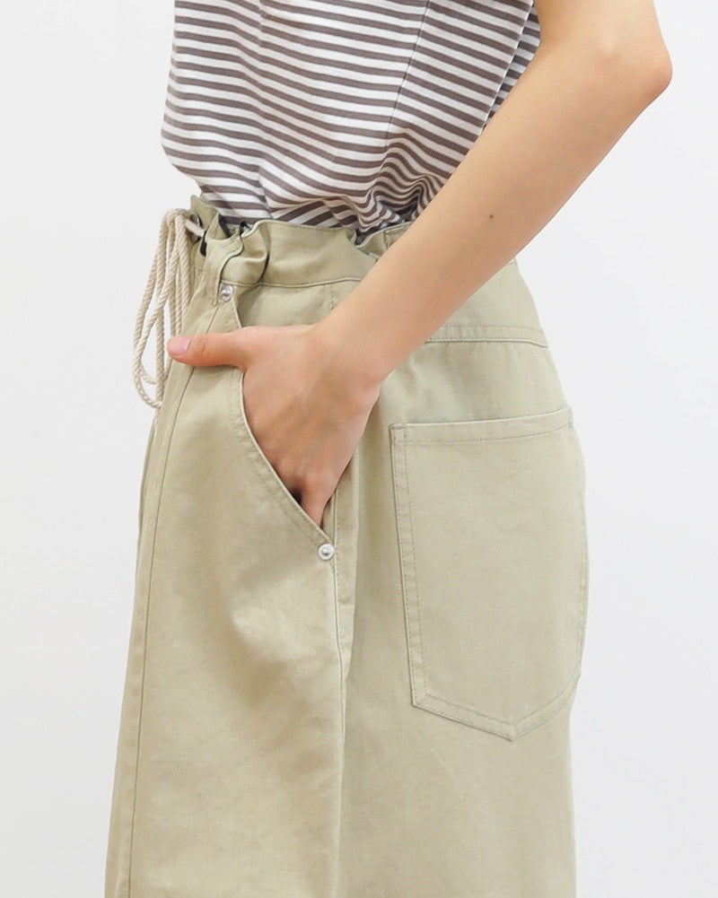 ［UNPLE］タックバルーンツイルパンツ