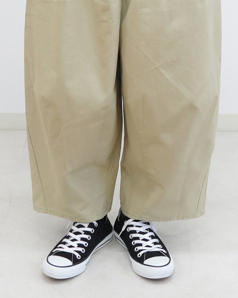 ［UNPLE］タックバルーンツイルパンツ