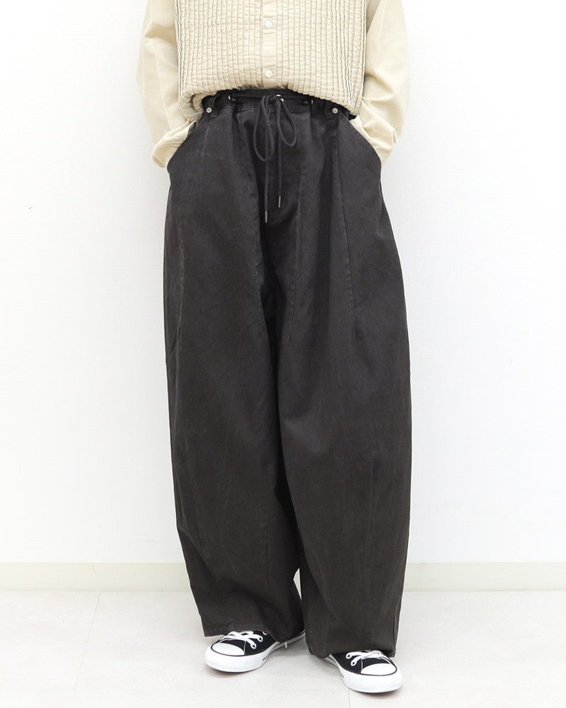 【15ポンド美品】コードワン UNPLE］タックバルーンツイルパンツ【新色追加】／アンプル ｜オン