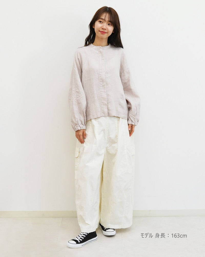 ［UNPLE］リネンジップブルゾン