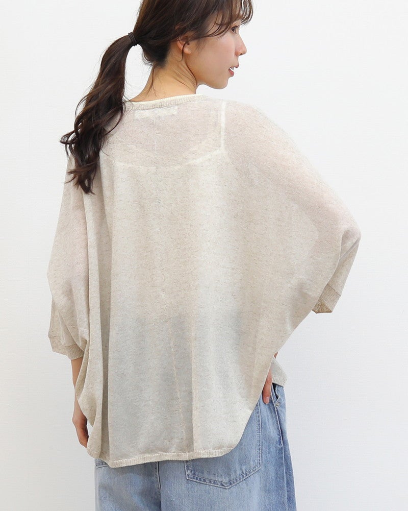 ［UNPLE］ハイツイストヤーンドルマンニットカーデ