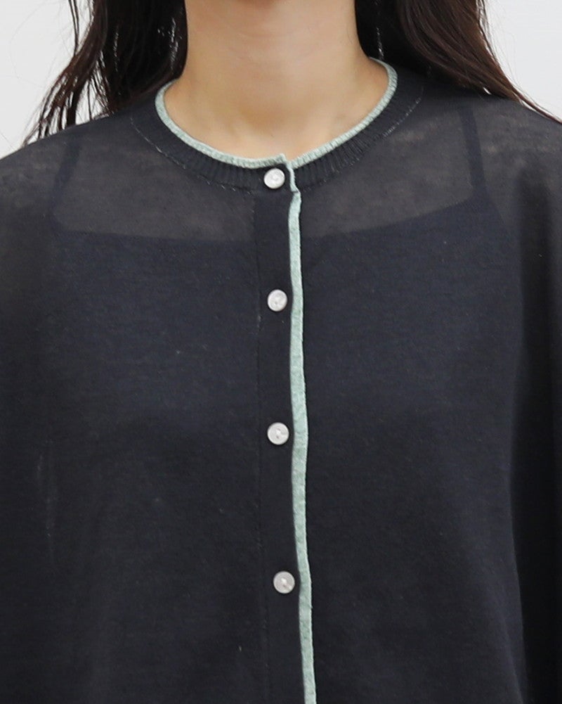 ［UNPLE］ハイツイストヤーンドルマンニットカーデ