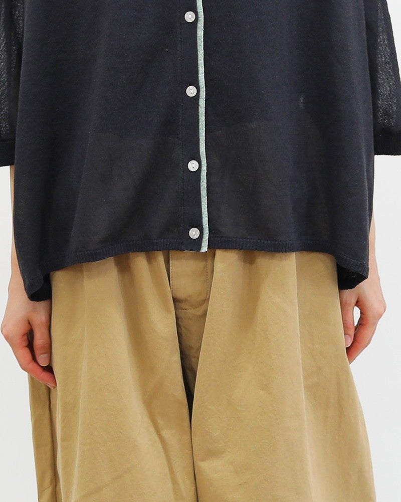 UNPLE］ハイツイストヤーンドルマンニットカーデ／アンプル◇26SS