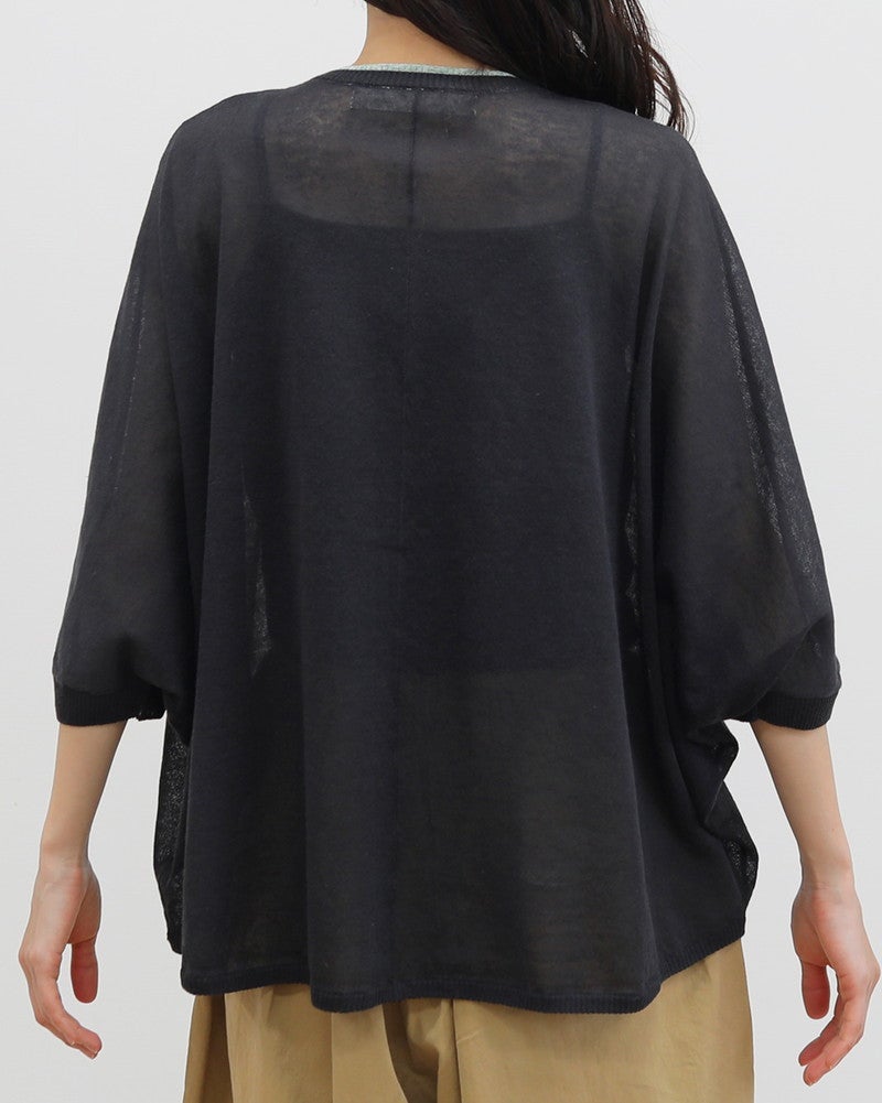 ［UNPLE］ハイツイストヤーンドルマンニットカーデ