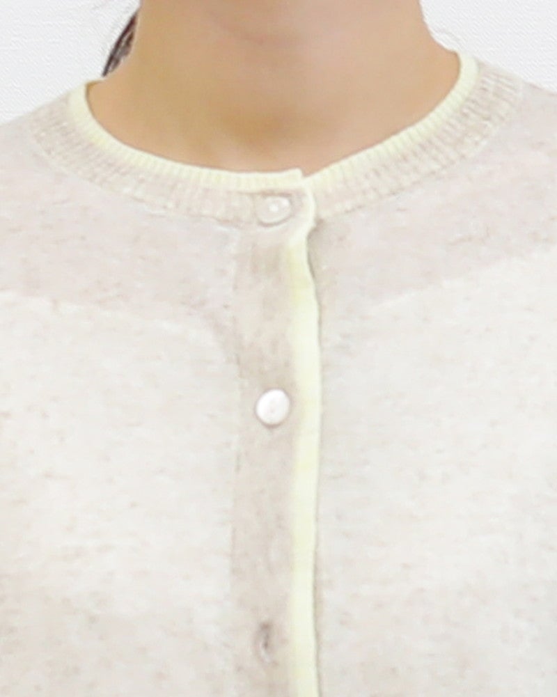 ［UNPLE］ハイツイストヤーンドルマンニットカーデ