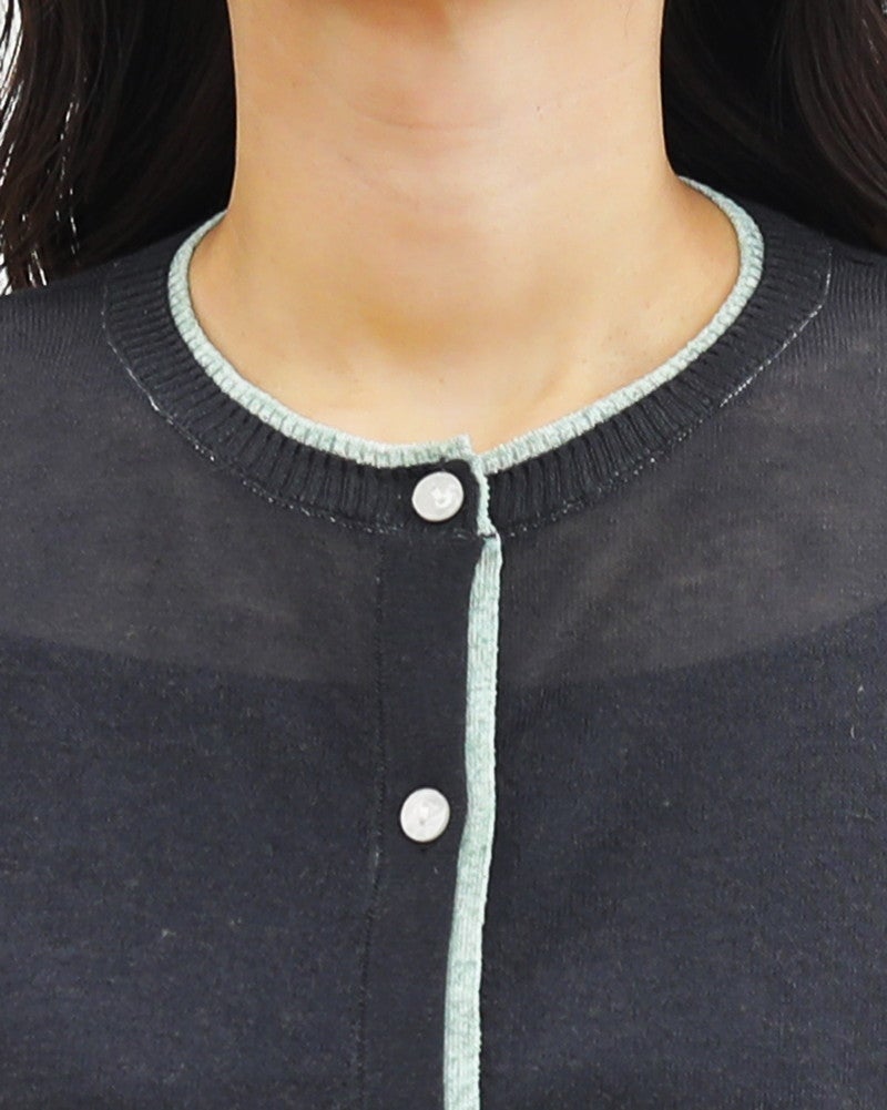 ［UNPLE］ハイツイストヤーンドルマンニットカーデ