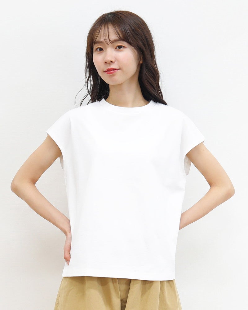 ［UNPLE］シルケットプレーティング天竺プルオーバー