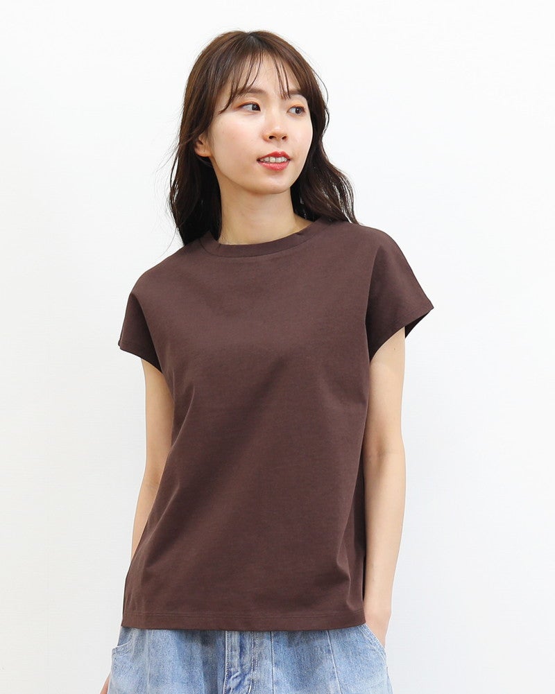 ［UNPLE］シルケットプレーティング天竺プルオーバー