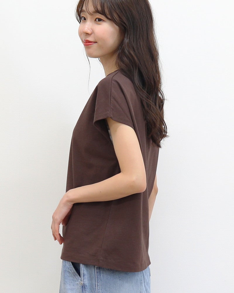 ［UNPLE］シルケットプレーティング天竺プルオーバー