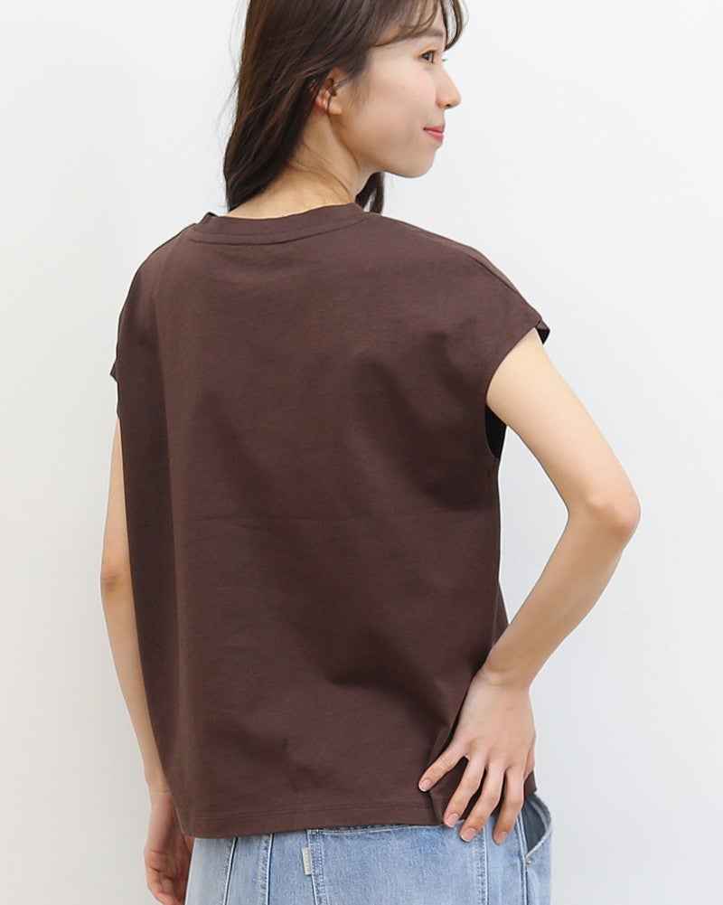 ［UNPLE］シルケットプレーティング天竺プルオーバー