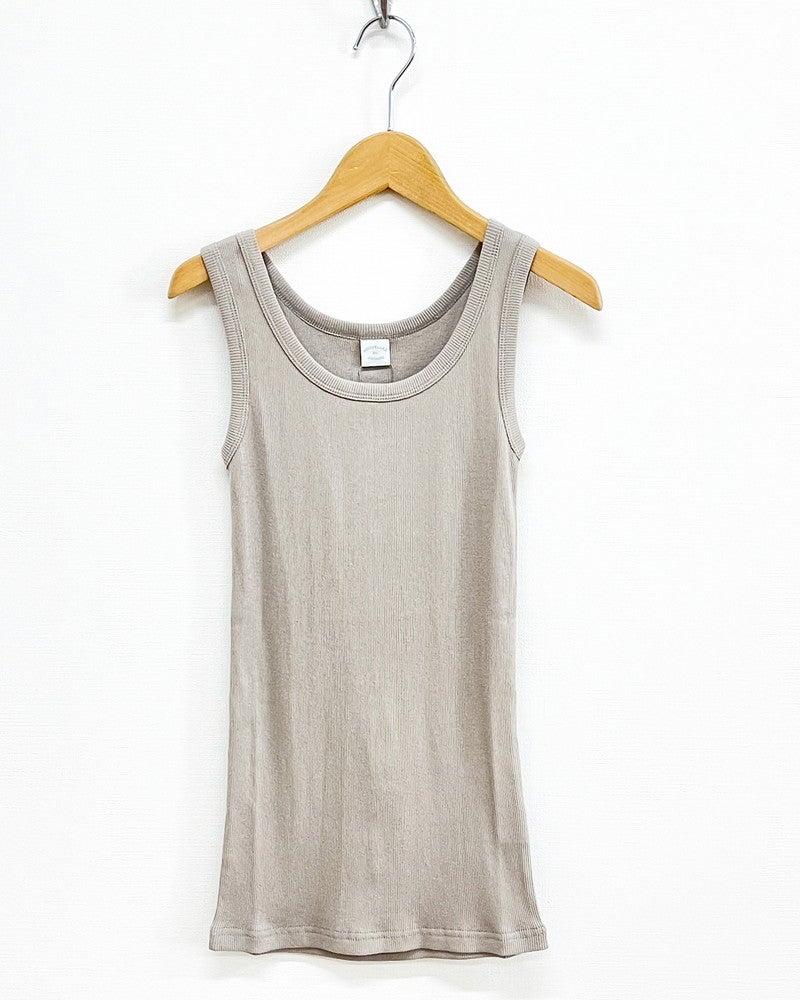 ［NOUVELLES du PARADIS］コットンテレコタンクトップ