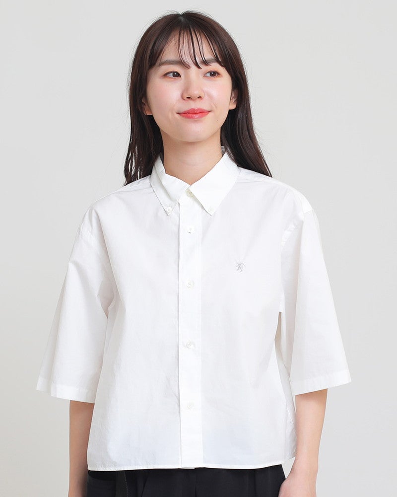 ［GYMPHLEX］ショート丈半袖シャツ