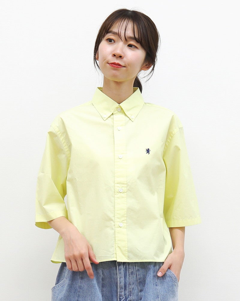 ［GYMPHLEX］ショート丈半袖シャツ