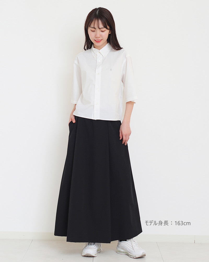 ［GYMPHLEX］ショート丈半袖シャツ