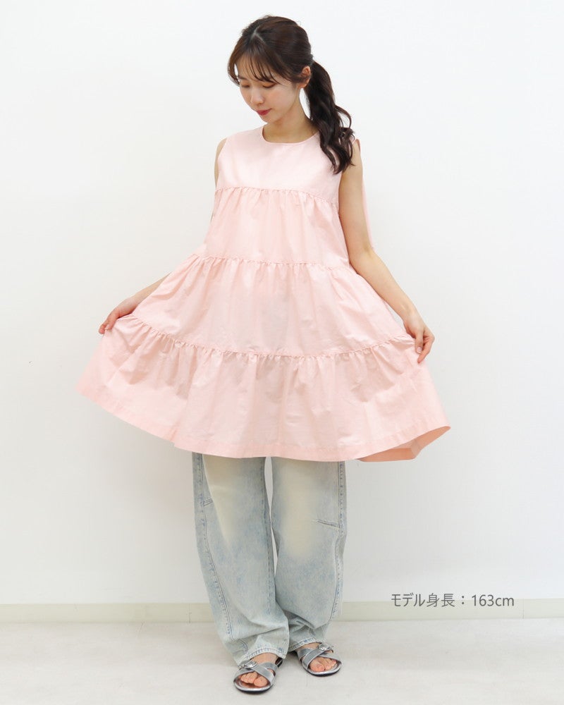 ［GYMPHLEX］ブロードクロスチュニック