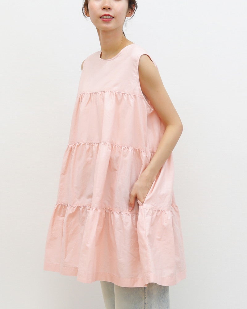 ［GYMPHLEX］ブロードクロスチュニック