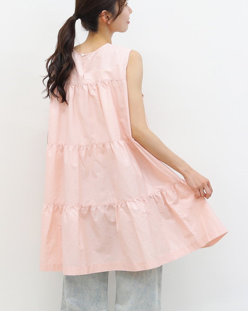 ［GYMPHLEX］ブロードクロスチュニック