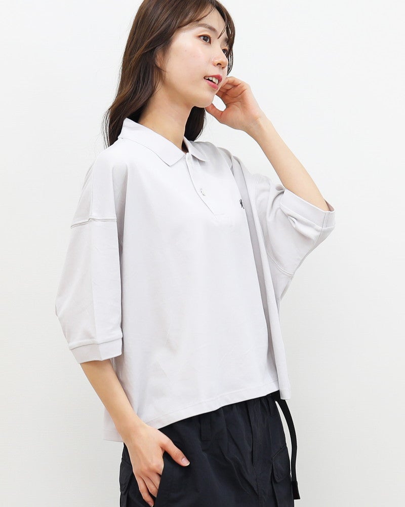 ［GYMPHLEX］ピケカノコポロシャツ