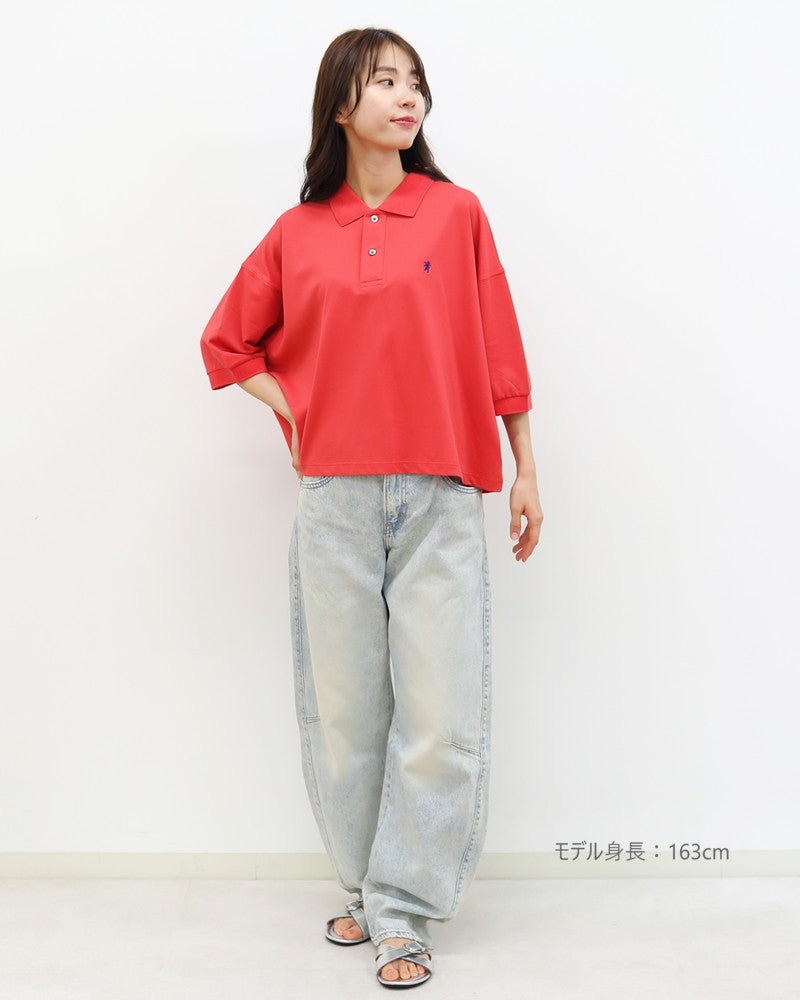 ［GYMPHLEX］ピケカノコポロシャツ