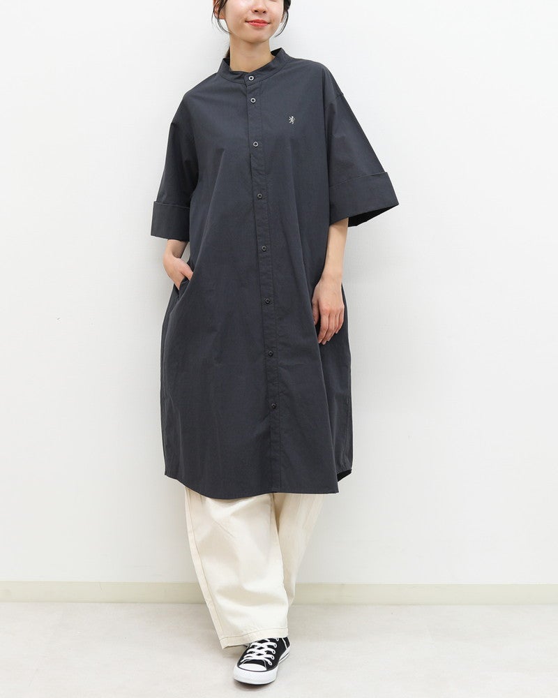 ［GYMPHLEX］タイプライターウォッシャーシャツワンピース