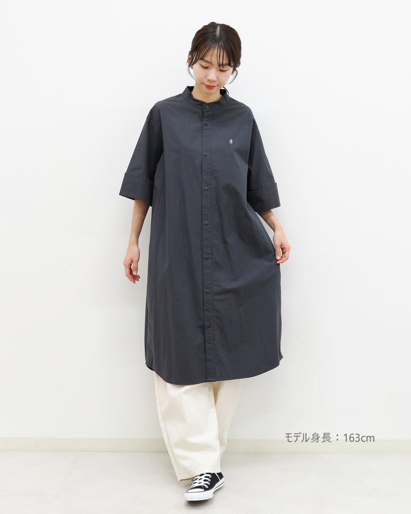 ［GYMPHLEX］タイプライターウォッシャーシャツワンピース