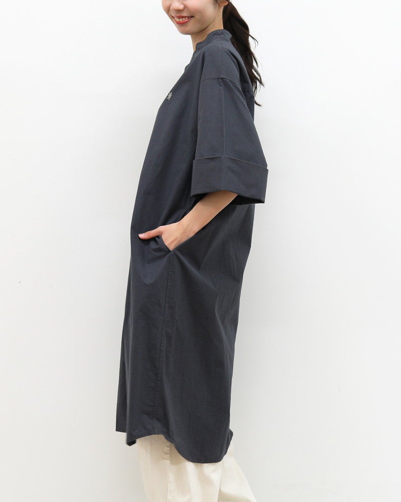 ［GYMPHLEX］タイプライターウォッシャーシャツワンピース
