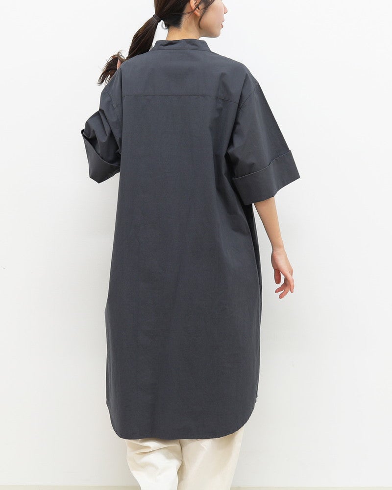 ［GYMPHLEX］タイプライターウォッシャーシャツワンピース
