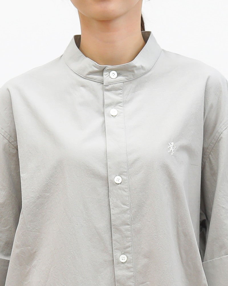 ［GYMPHLEX］タイプライターウォッシャーシャツワンピース