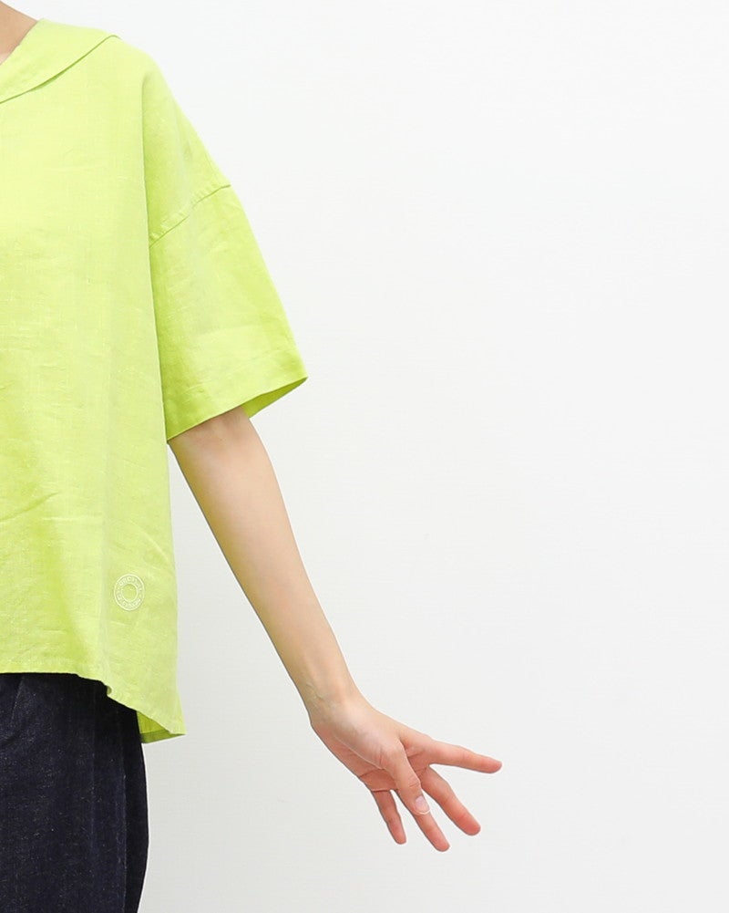 ［ORCIVAL］リネンセーラーブラウス