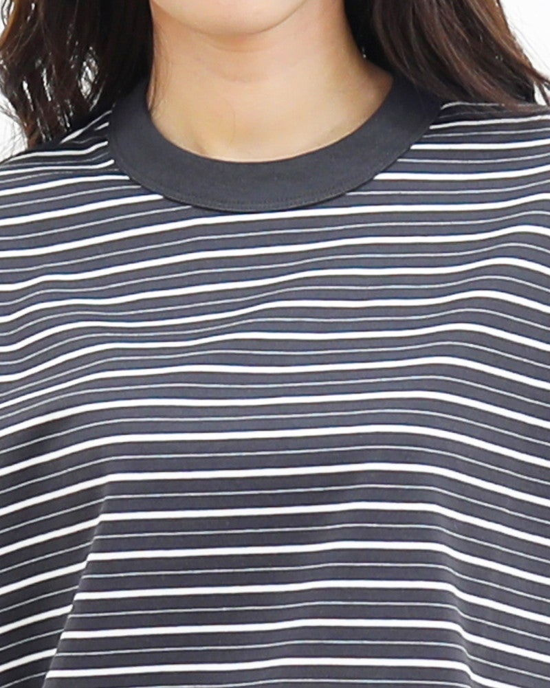 ORCIVAL］ストレッチボーダーコンパクトTシャツ／オーシバル ｜オン