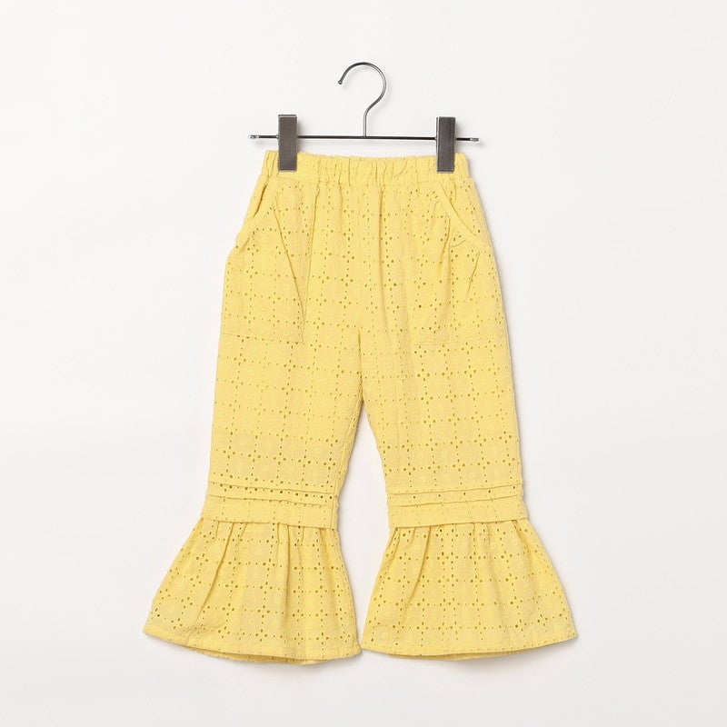 p.premier］アイレットレースフリルパンツ キッズ〈90-120cm〉／ピー