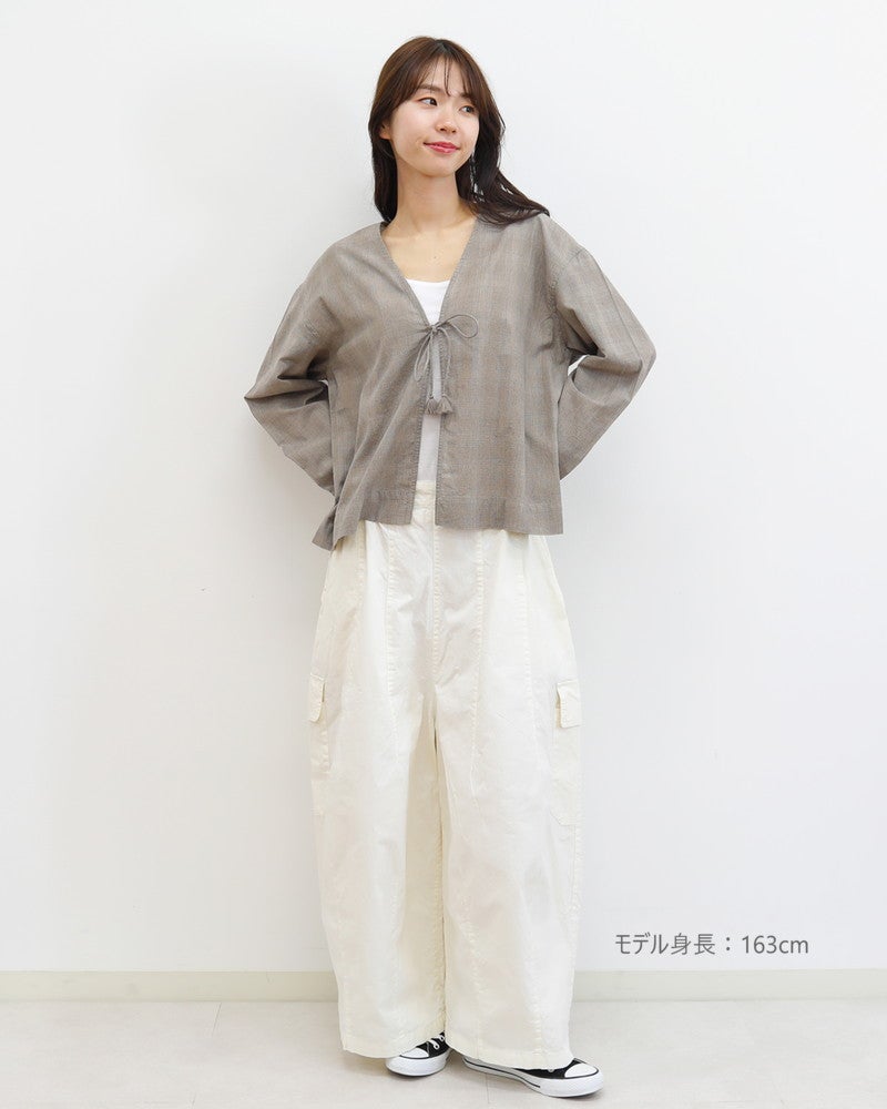 ［UNPLE］ボールカーゴイージーパンツ