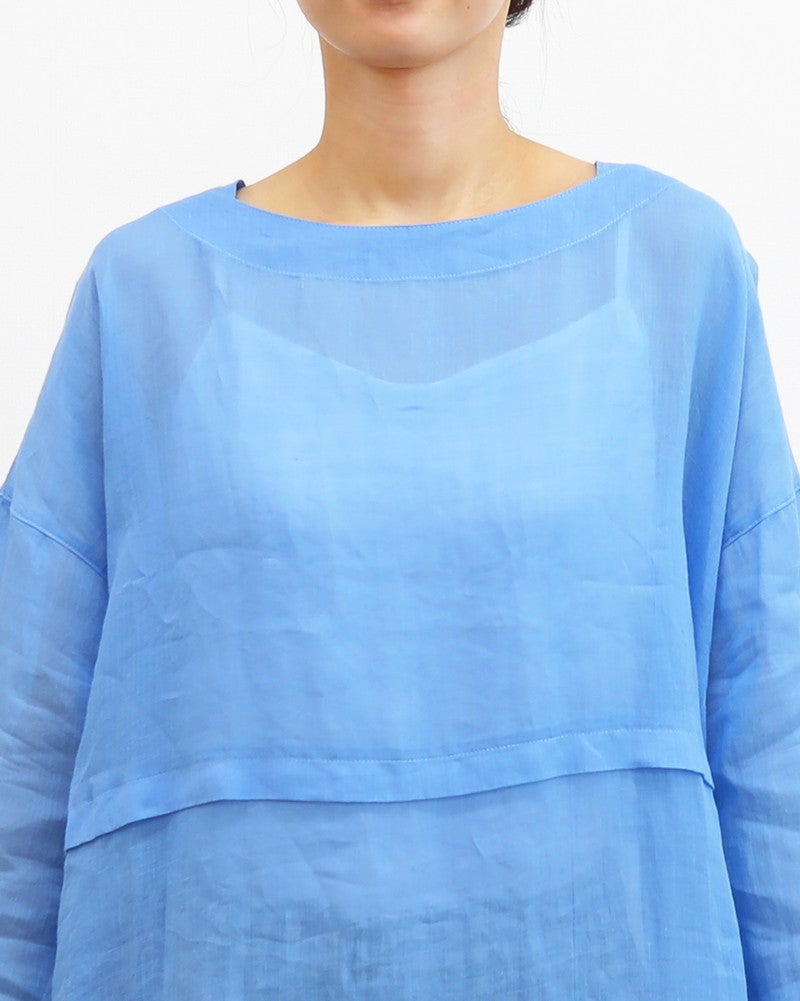 ［UNPLE］ラミーボートネックワンピース