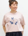 ［grin］オーガニックエーゲ海シャム猫プリントTシャツ