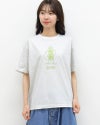 ［grin］オーガニックエーゲ海サマースイマープリントTシャツ