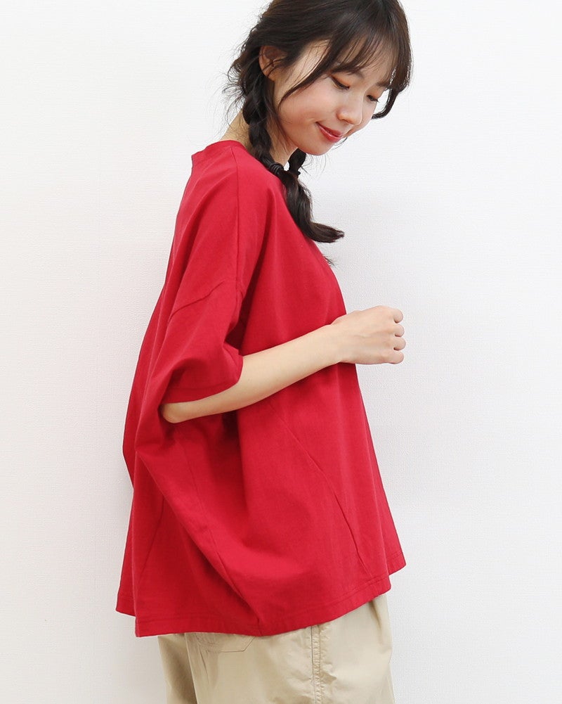 ［NATURAL LAUNDRY］L度詰ワイドドルマンTシャツ