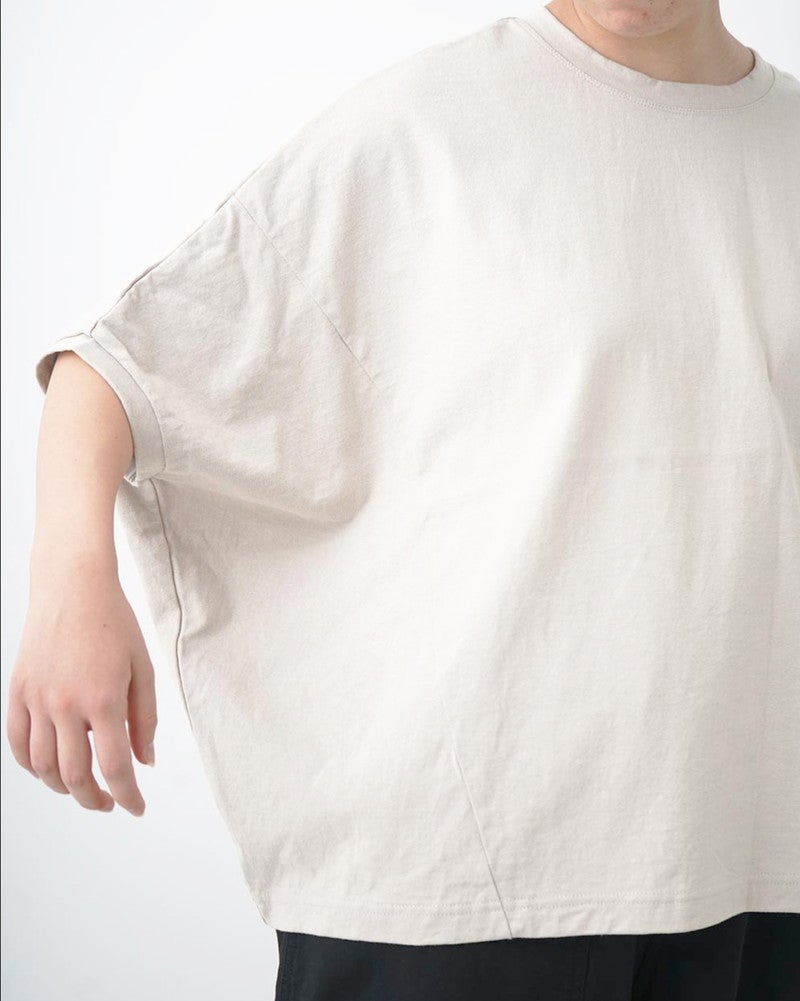 ［NATURAL LAUNDRY］L度詰ワイドドルマンTシャツ