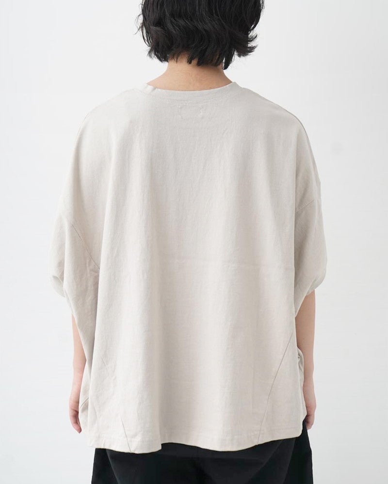 ［NATURAL LAUNDRY］L度詰ワイドドルマンTシャツ