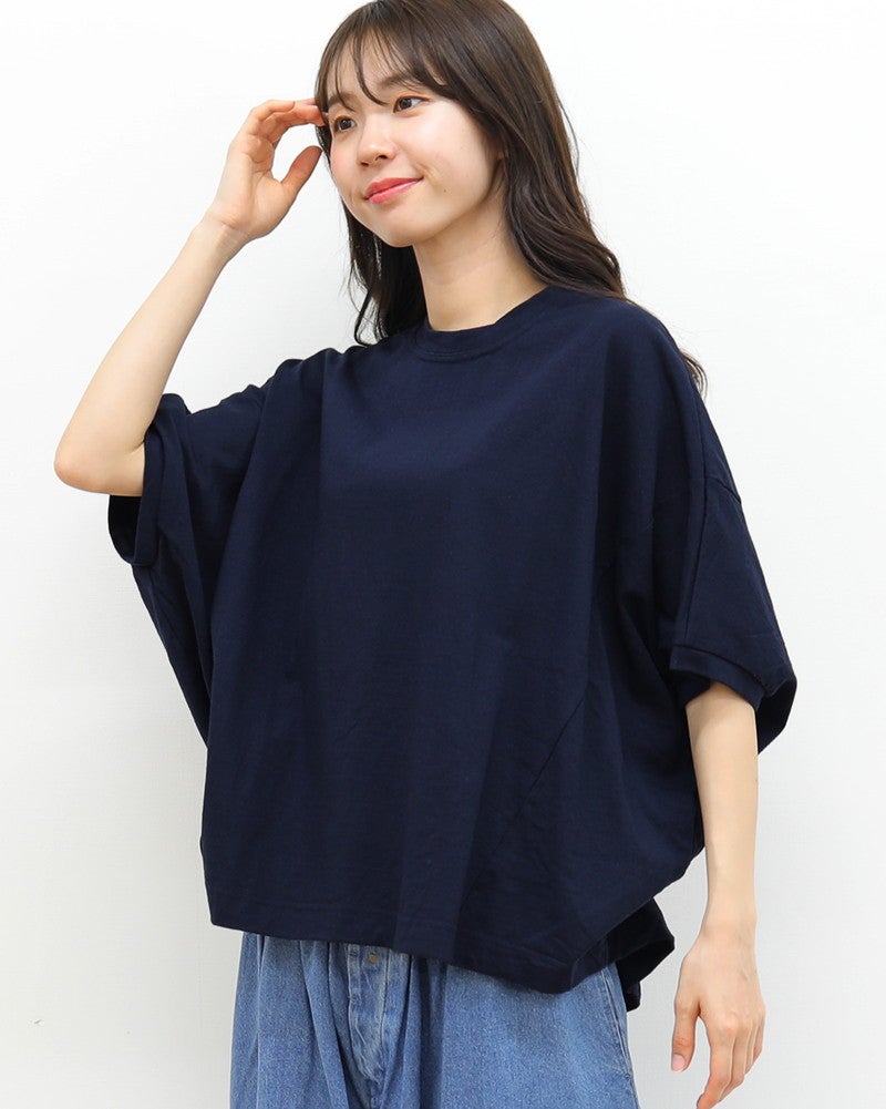 ［NATURAL LAUNDRY］L度詰ワイドドルマンTシャツ