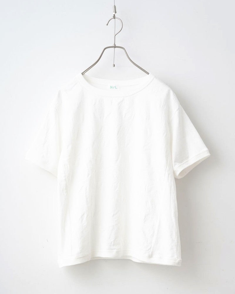 ノベルティ対象】［NATURAL LAUNDRY］ドビードット半袖Tシャツ